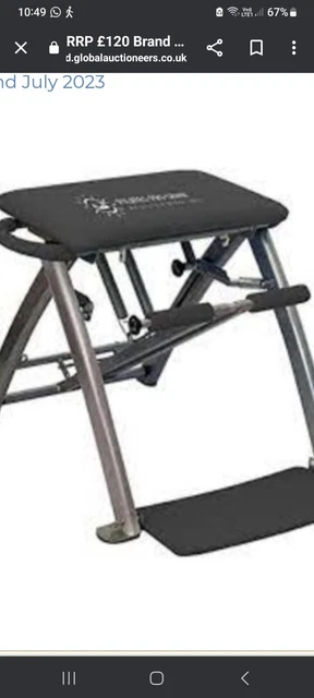 PILATES PRO CHAIR With 4 DVDs By Life s A Beach 75.00 PicClick UK