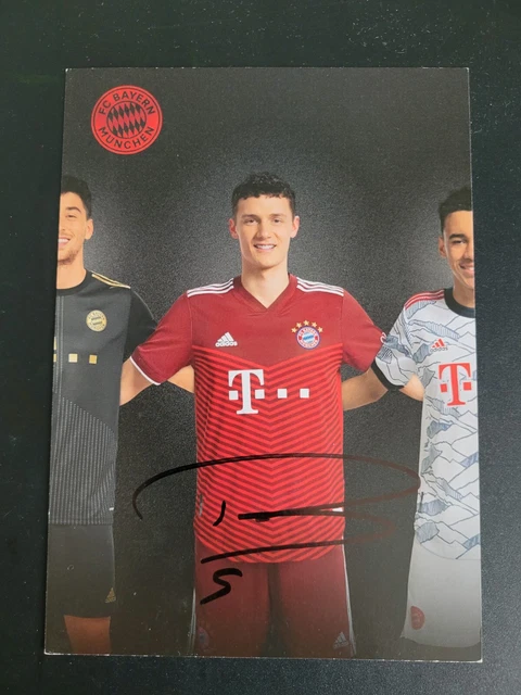 Carte Autographiée Marc Roca - Bayern Munich 2021-22, Original Signé
