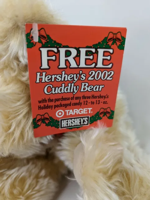 Hersheys Tan Bear Plush 2002 Target Stuffed Animal Toy 3