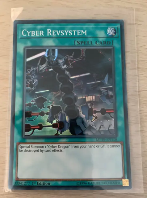 Yu-Gi-Oh! Card Cyber Revsystem MP19-EN118 Rare 1st Edition