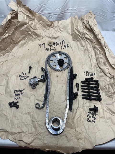 timing chain Custom kit - 1999 - 2002 Saturn Sc1, SL, SL1, SW1 1.9L Engine.