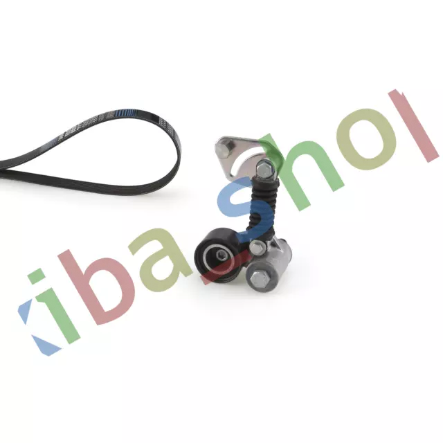 Multi-V-Belt Set With Tensioner Fits For Man E2000 F2000 Tga