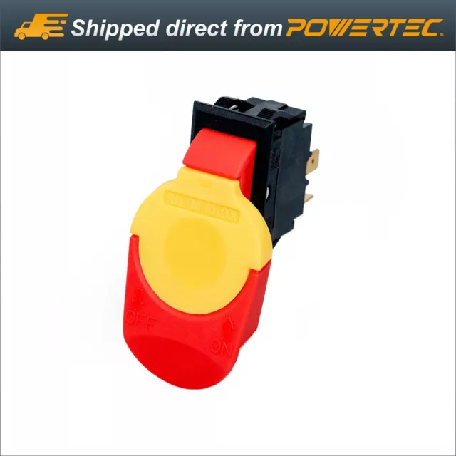 POWERTEC 71390 Safety Paddle Switch - Dual Voltage 110/ 220v Smart Switch