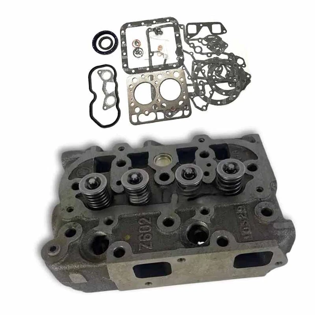 Complete Cylinder Head with Valves & Springs For Kubota Z602 Engine BX1500