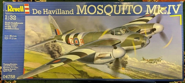 Revell De Havilland Mosquito Mk.IV 04758 1/32 NIB Model Kit ‘Sullys