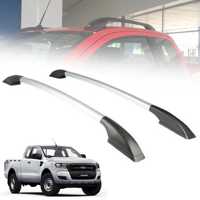 MATTE BLACK+GREY ROOF Rack Roll Bar Fit Ford Ranger T6 Px2 Mk2 Mk3 2011