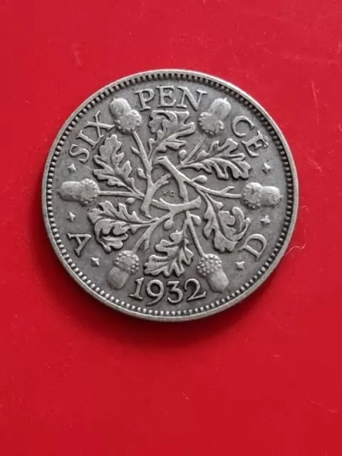 UK 1932 Sixpence