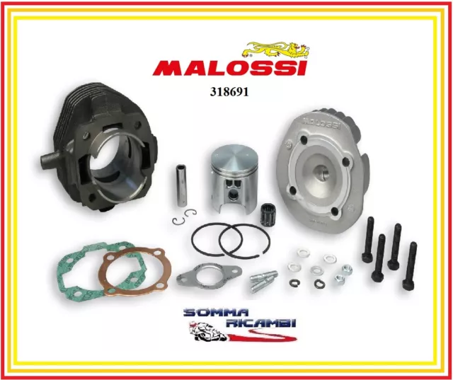 318691 Gruppo Termico Cilindro Malossi 102Cc D.55 Piaggio Vespa Special Pk Xl 50