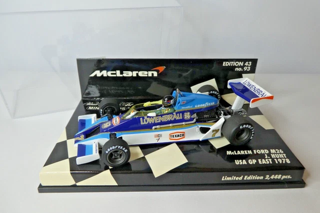 Minichamps - 1:18 - McLaren Ford M23 James Hunt Champion du