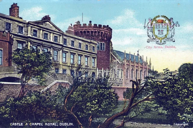 DUBLIN - Castle And Chapel Royal Postcard - Ireland