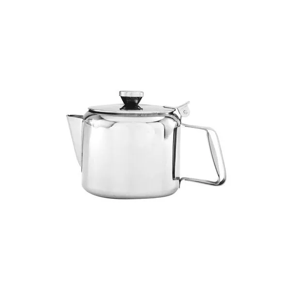 SALE Teapot 600mL Stainless Steel 'Pacific' Flip Lid Hot Tea Pot Coffee Pourer