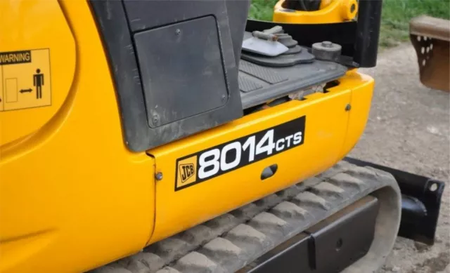 Jcb 8014Cts 8016Cts 8018Cts Mini Digger Decal Sticker Set