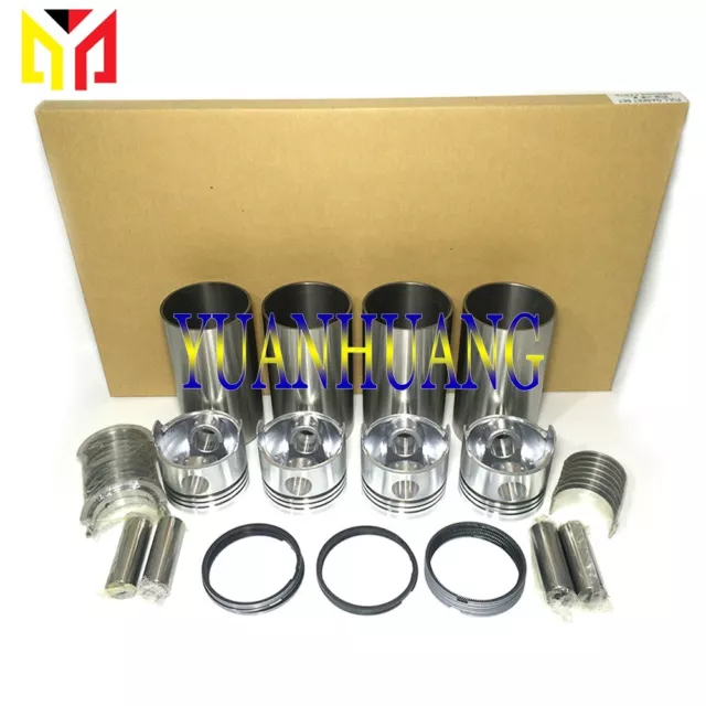 4P Engine Overhaul Rebuild Kit Gasket Set Piston for Toyota Forklift FG-20 FG-15