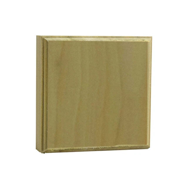 Hardwood Casing Corner Block 1" x 4" Square EWAP41