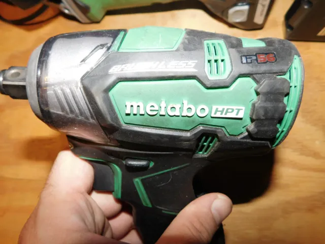 Metabo set Brushless 1/2 impact, Impact driver, Drill & grinder + (4)Batteries 3