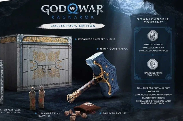 GOD OF WAR Ragnarok Collectors edition contents only! Please read ...