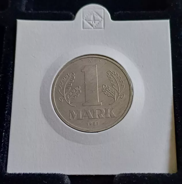 ~ DDR ~ 1 Mark ~ 1987 A ~ Jäger 1514 ~