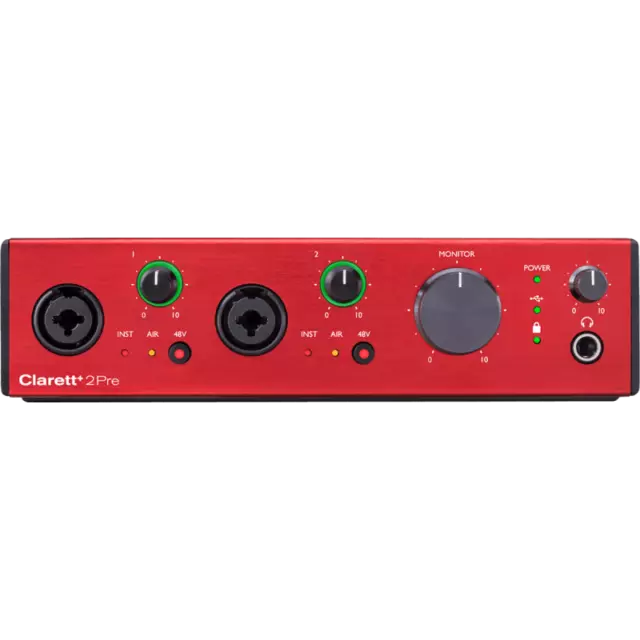 Focusrite CLARETT-2PRE+ - Interface clarett + 2pre usb-c