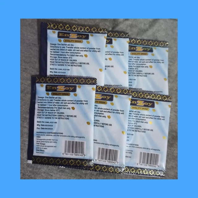 EnZoy Vitality, 6 sachets de 10 gr- Péremption 04/2024 (lettre suivie laposte). 4