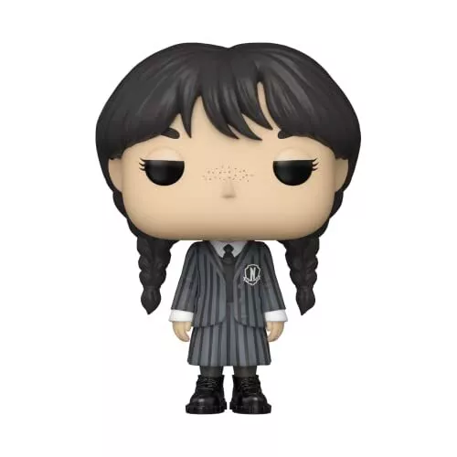 Funko Pop! TV ~ Wednesday Addams in Nevermore School Outfit NIB + Pop Protector