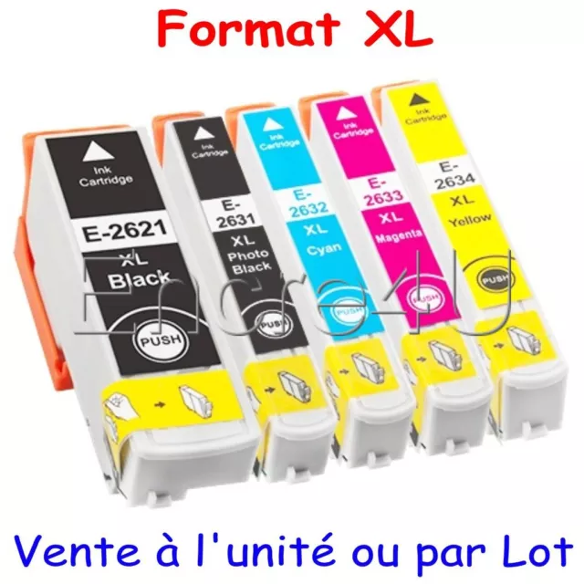 Cartouches d'encre T26XL nonOEM Epson compatibles imprimantes Expression Prem XP