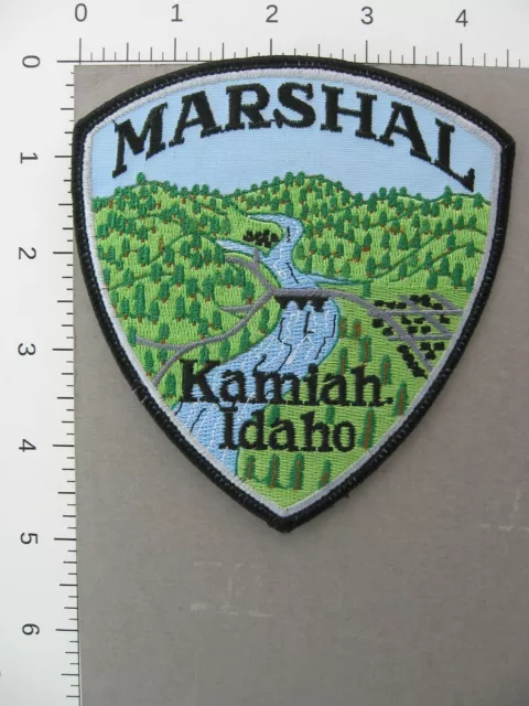 Idaho KAMIAH MARSHAL Patch - Lewis & Idaho Counties - Low Population