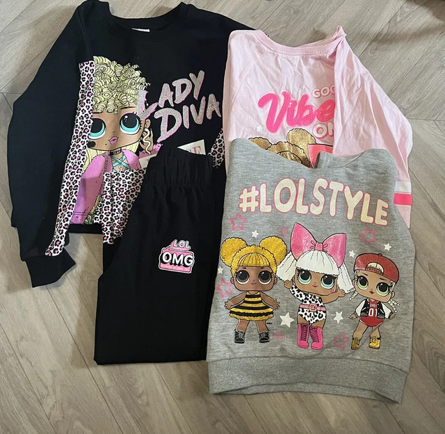 Girls Lol Doll Clothing Bundle 4-5,5-6 ,6-7 Hoodie Leggings