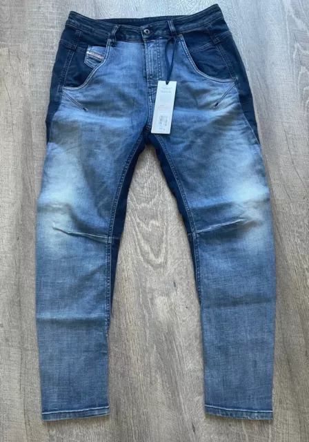 WOMENS DIESEL JEANS Fayza Evo 084DD Relaxed Boyfriend Low Waist 29