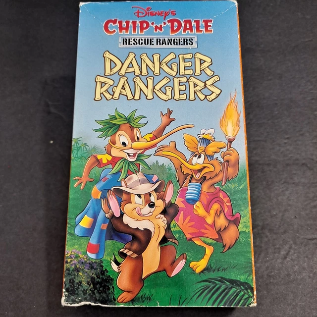 CHIP 'N' DALE Recue Rangers Danger Rangers VHS Video Disney Cartoon £7. ...