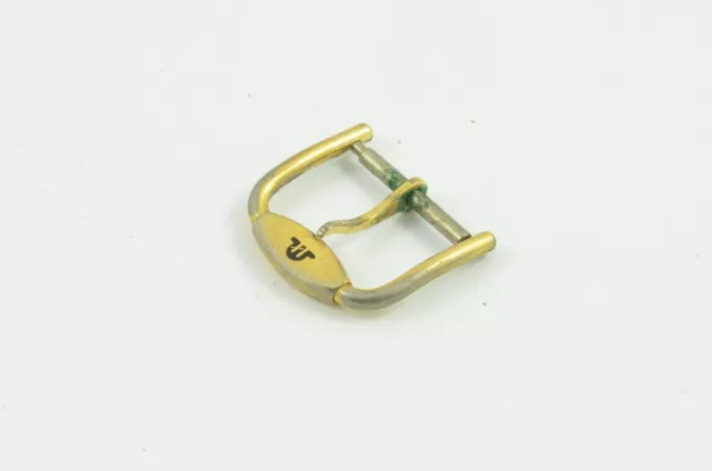 Maurice Lacroix Leather Bracelet Buckle Clasp 0 5/8in Vintage RAR Gold Plated