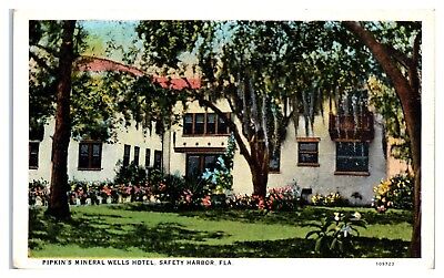 Early 1900s Pipkin's Mineral Wells Hotel, Safety Harbor, FL Postcard