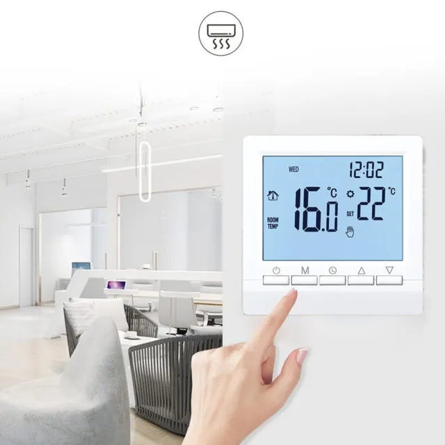 Chaudière à gaz murale thermostat programmable chauffage hebdomadaire sans Wif