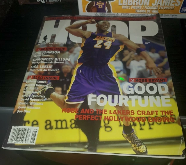 Hoop NBA Magazine Kobe Bryant Lakers evolution fold out rare black mamba HOF Hoop NBA Magazine Kobe Bryant Lakers evolution fold out rare black mamba HOF