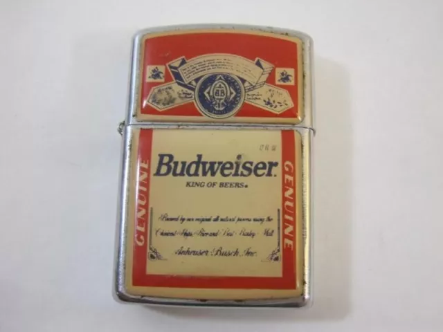 Vintage Bud Budweiser Cigarette Lighter