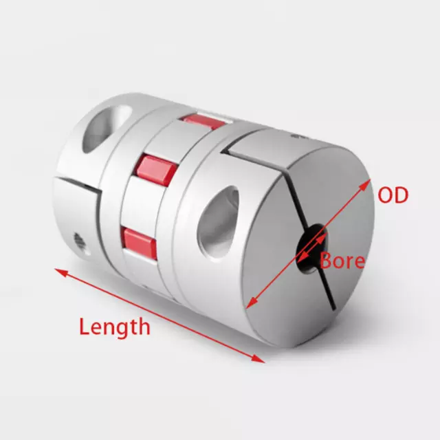 Shaft Coupler Jaw Coupling Outer Diameter 14-105mm Bore 3-60mm Stepper Motor