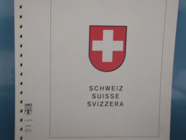 Lindner T-Vordrucke, 18 Ringe, Schweiz  DT von 1991/92- 1996 , falzlos in Farbe