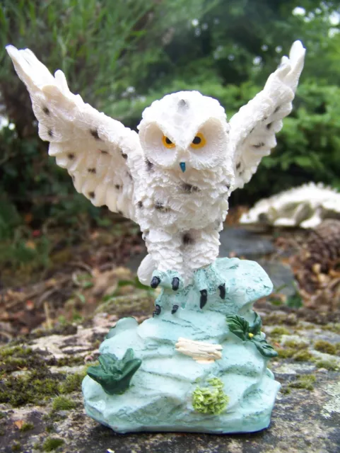 Mo0283   Figurine  Statuette Hibou   Chouette  Des Neiges Harry Potter  Owl