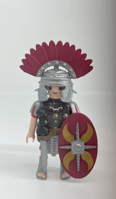 Figurines Playmobil Romain - 5 Pièces : Légionnaire, Centurion, Custom Elite
