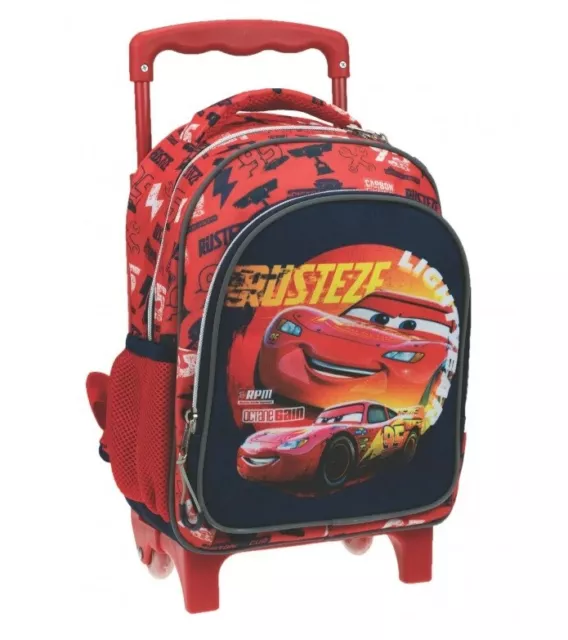 Disney Pixar Cars McQueen  bag and backpack rucksack wheels junior trolley