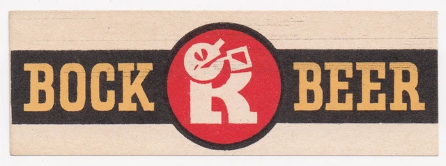 Renner Bock Beer Neck Label