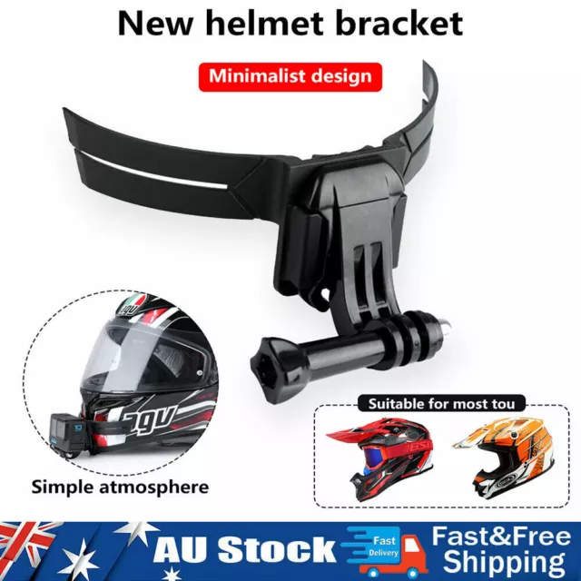 Motorcycle Helmet Camera Mount Motorbike Hat Front Chin Holder Bracket For GoPro