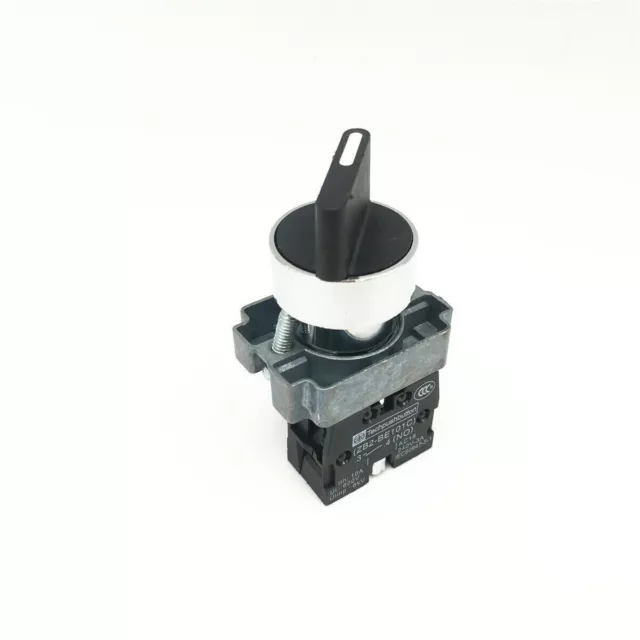 5pcs XB2 BD21 Selector Switch 2 Position 1 NO Latching Rotary Switch Maintained