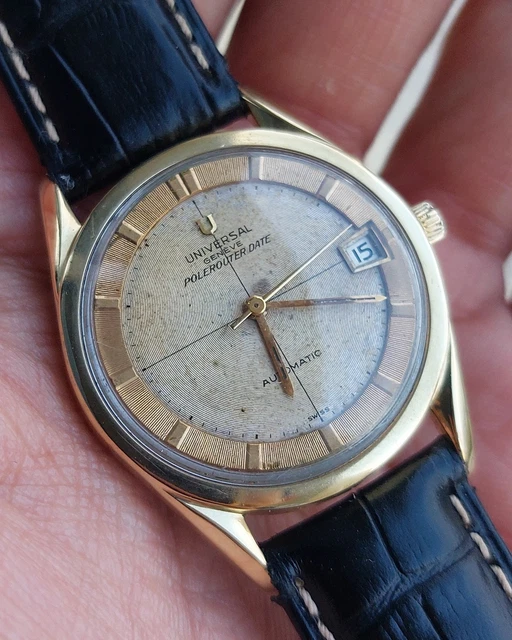 UNIVERSAL GENÈVE POLEROUTER DATE cal 69 Micro Rotor EUR 890,00