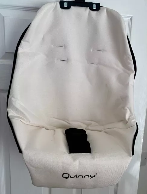 Quinny Buzz Replacement Seat Cover - White with contrasting Black - New