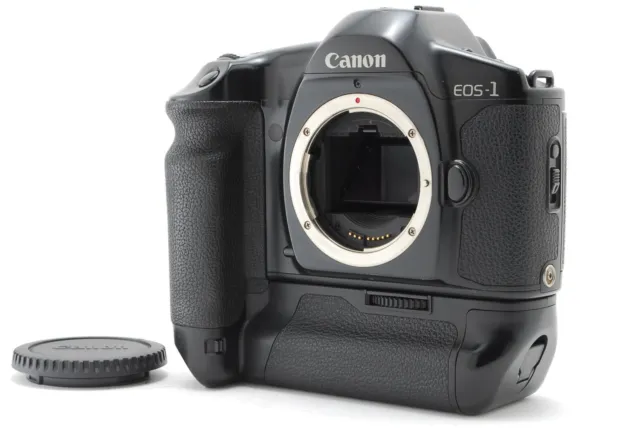 [ NEAR MINT ] Canon EOS-1 35mm SLR Film Camera w/ Power Drive Booster E1 Japan
