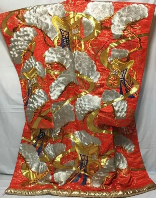 Japanese kimono, UCHIKAKE, Wedding Robe, Embroidery, #U11