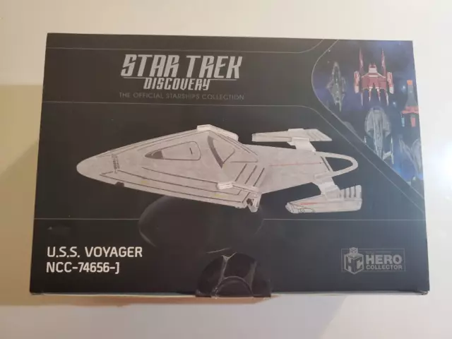 USS Voyager NCC-74656-J Star Trek Discovery Eaglemoss Model Ship with Magazine