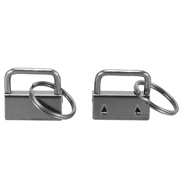 100 PIEZAS Hardware de pulsera, 1 pulgada Llavero Hardware para llavero, Lanzamiento de llaves H7W1