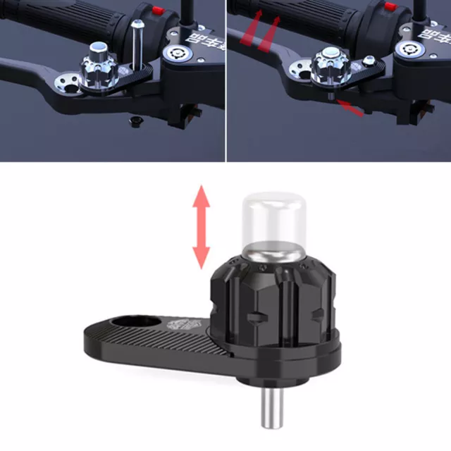 Universal CNC Motorrad Bremsschalter Rampensteigung Einparkhilfe Riegel Stop 6mm