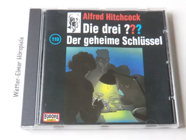 Die Drei ??? Fragezeichen - Der geheime Schlüssel - CD - Folge 119 - mit Logo !!